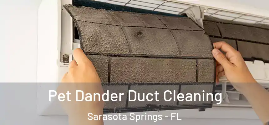Pet Dander Duct Cleaning Sarasota Springs - FL
